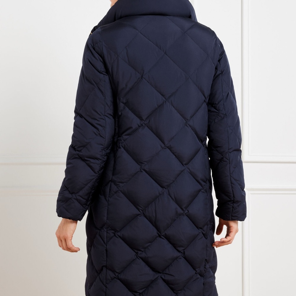 Talbots Quilted Navy Puffer Jacket - image 2
